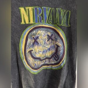 🟢 Unisex Nirvana Graphic Tee size L